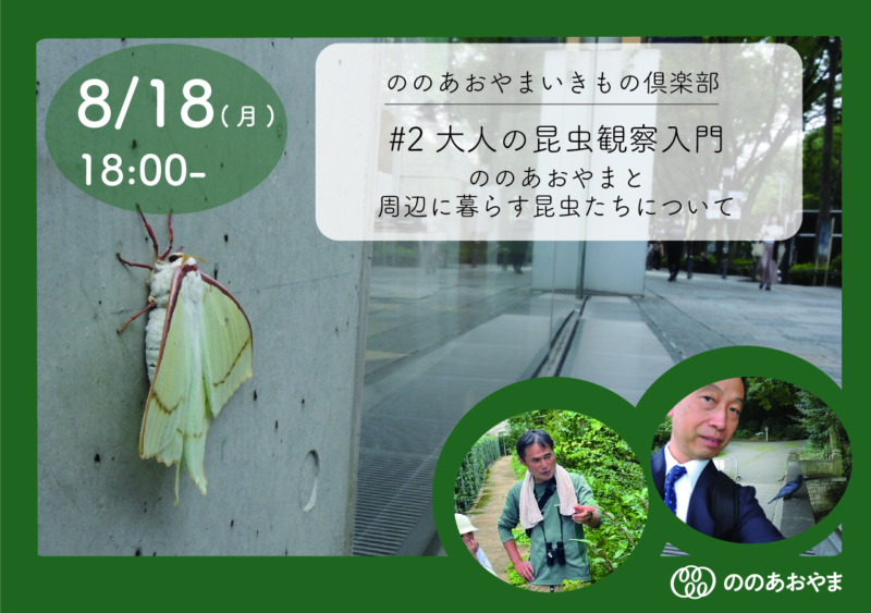ののあおやま いきもの倶楽部 ~大人の昆虫観察入門~